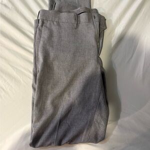 Haggar Light Gray Slim Fit Pants